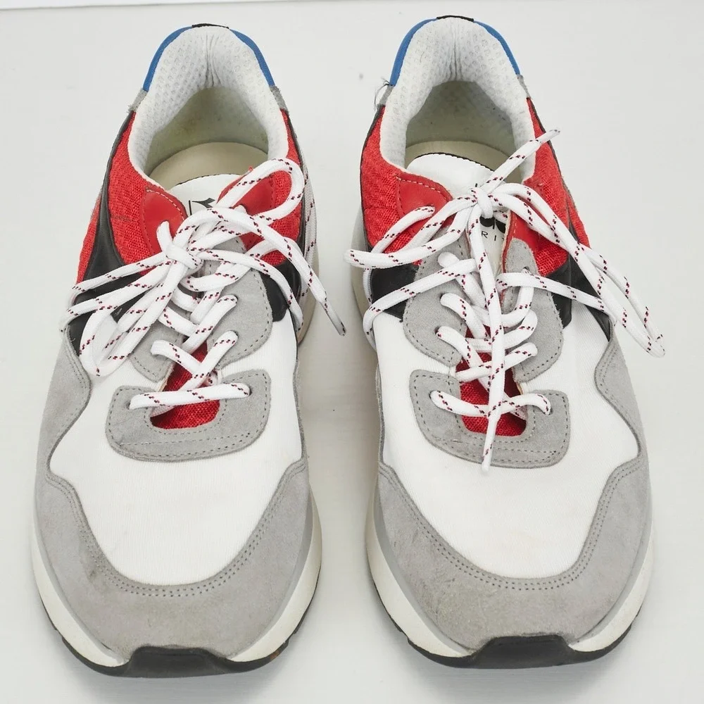 Diadora N9000 H Italia Mens 8.5 Multicolor Suede Mesh Retro 1990‎ Sneakers